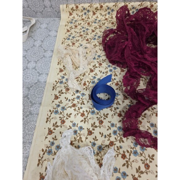 Lot of Assorted Lace & Ribbon Edging Trims – Various Colors & Styles - Picture 4 of 9